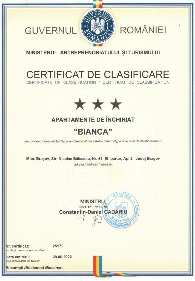 Apartment Bianca Μπρασόβ Εξωτερικό φωτογραφία